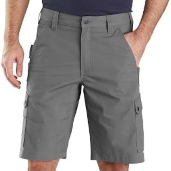 Carhartt Men's Relaxed Fit Grey Cargo Shorts – Size 42 x 11 - Picture 1 of 7